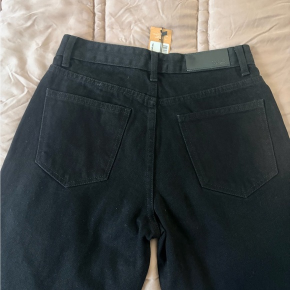 NWT Nasty Gal Petite Organic Distressed Straight Leg Jeans - Picture 8 of 8